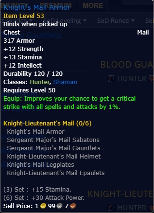 Knight's Mail Armor